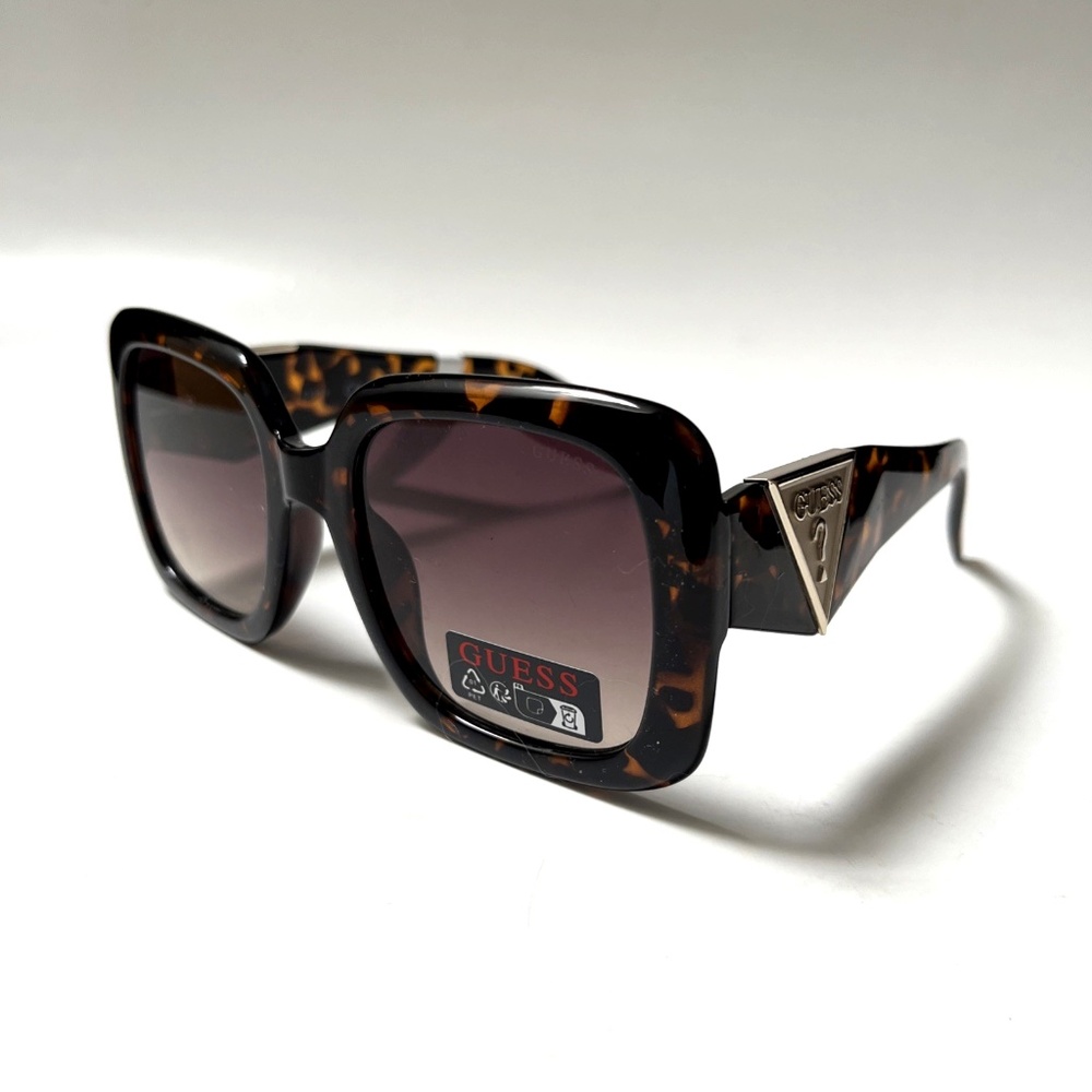 New Original GUESS Oversized Square Sunglasses GO00046 Acetate Tortoise Shell